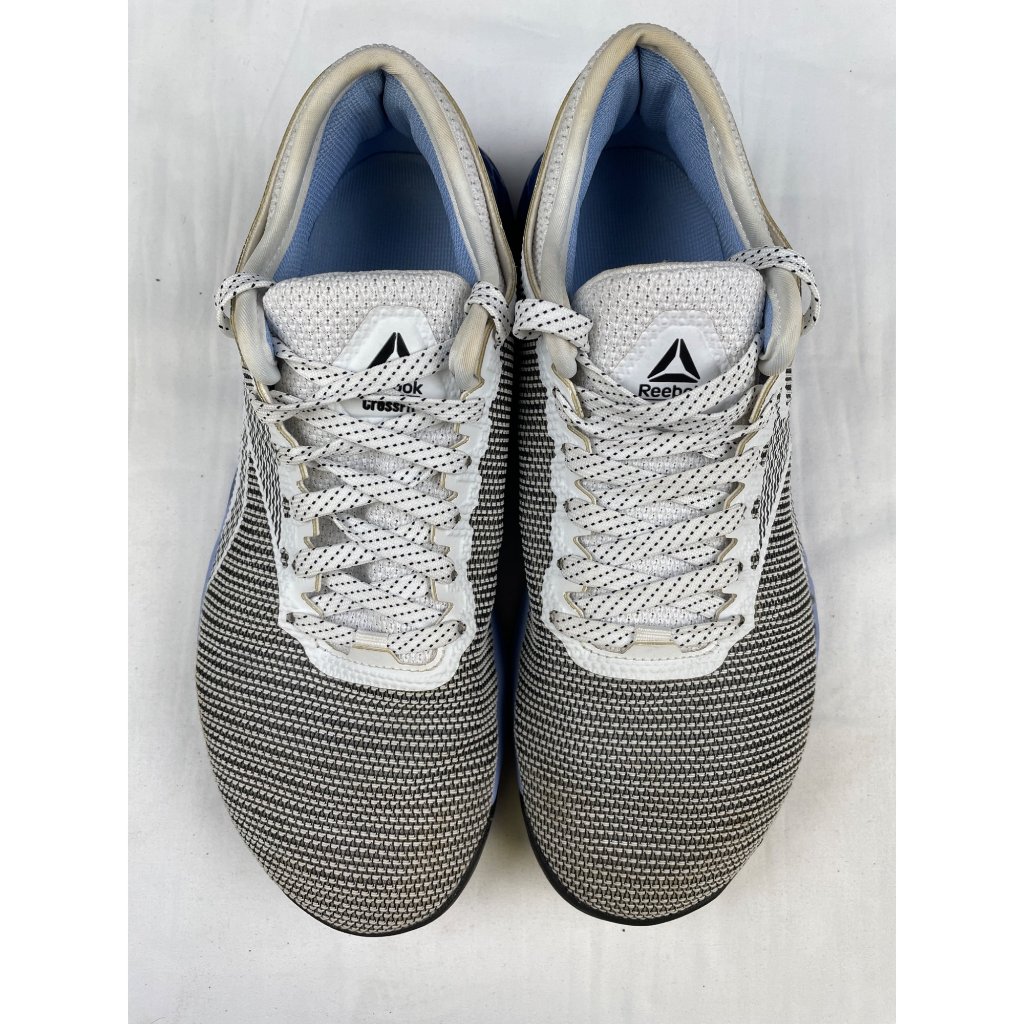 Reebok Women's Nana Cross Fit Grey/Blue/White Shoes/Sneakers Size 8.5 Sku 4372